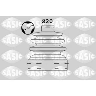 Soufflets de cardan avant SASIC OEM 1603414