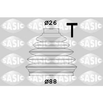 Soufflets de cardan avant SASIC OEM 1603197