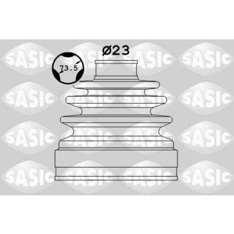 Soufflets de cardan avant SASIC [1906129]