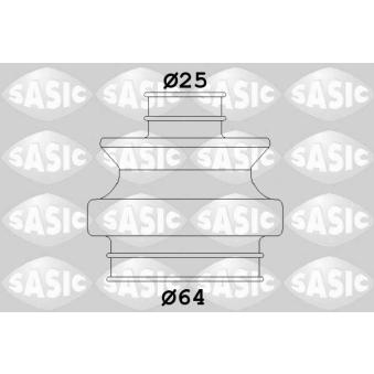Soufflets de cardan avant SASIC OEM A0003301485