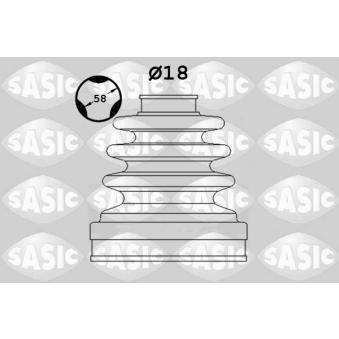 Soufflets de cardan avant SASIC OEM 1542346