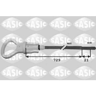 Jauge de niveau d'huile SASIC 1946005 pour AUDI TT 2.5 Syncro - 110cv