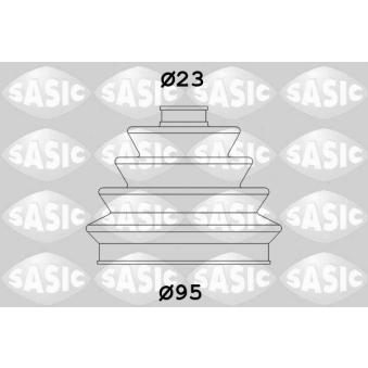 Soufflets de cardan avant SASIC OEM 95607723 Soufflets de cardan avant SASIC OEM 95607723