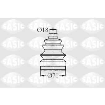 Soufflets de cardan avant SASIC [2003418]