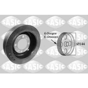 Poulie, vilebrequin SASIC 2150032 pour CITROEN C6 3.0 V6 - 211cv