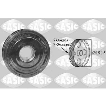 Poulie, vilebrequin SASIC OEM 6000616594