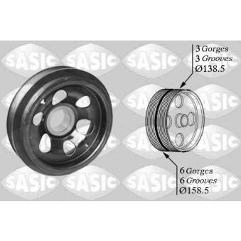 Poulie, vilebrequin SASIC 2150061