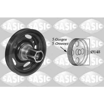 Poulie, vilebrequin SASIC OEM 25199420