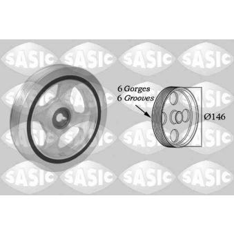 Poulie, vilebrequin SASIC 2150079