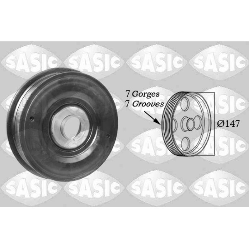 Poulie, vilebrequin SASIC 2154005 - Visuel 1