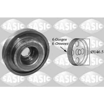 Poulie, vilebrequin SASIC OEM 8200517324