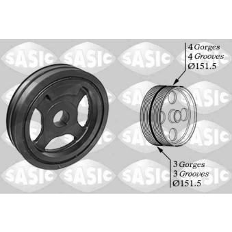 Poulie, vilebrequin SASIC [2154027]