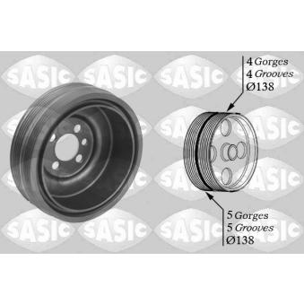Poulie, vilebrequin SASIC OEM 03G105243B