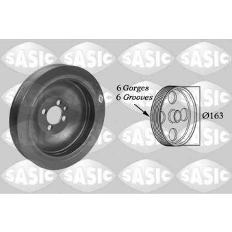 Poulie, vilebrequin SASIC 2156029 pour ALFA ROMEO 33 1.9 CDTI - 150cv