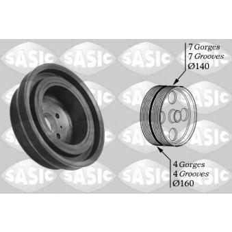Poulie, vilebrequin SASIC OEM 504076697