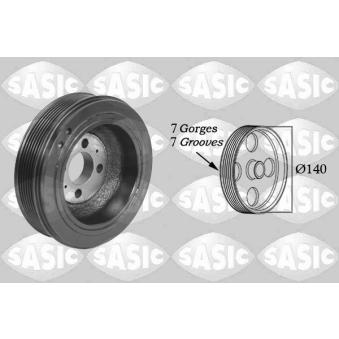 Poulie, vilebrequin SASIC OEM 504078435