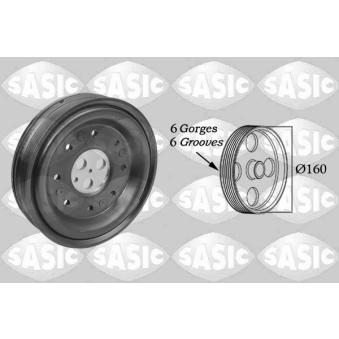 Poulie, vilebrequin SASIC 2156033 pour BMW X3 2.0 DI - 100cv