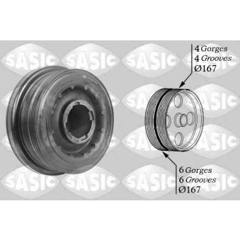 Poulie, vilebrequin SASIC OEM 11237788611