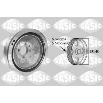 Poulie, vilebrequin SASIC 2156051