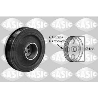 Poulie, vilebrequin SASIC 2156054 pour MAZDA 323 320 d - 184cv