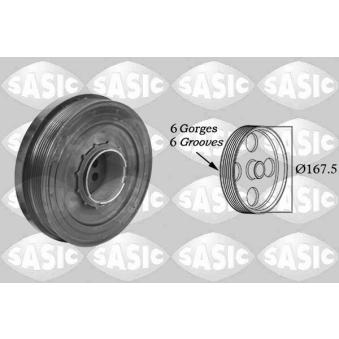 Poulie, vilebrequin SASIC 2156078 pour BMW Série 3 320 d xDrive - 163cv