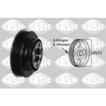 Poulie, vilebrequin SASIC 2156091