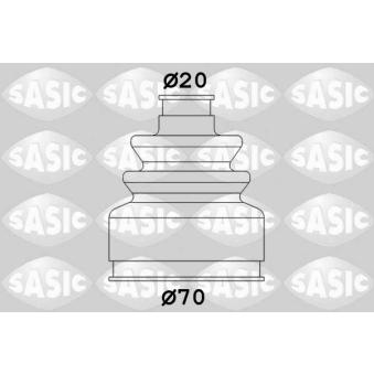 Soufflets de cardan avant SASIC OEM 328774