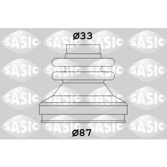 Soufflets de cardan avant SASIC OEM 9564479588