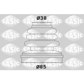 Soufflets de cardan avant SASIC [2873803]