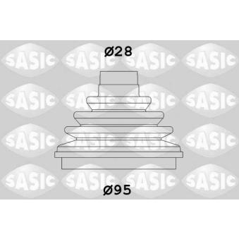 Soufflets de cardan avant SASIC OEM 329300