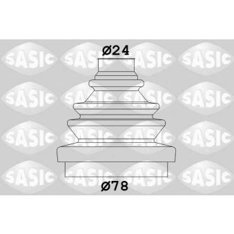 Soufflets de cardan avant SASIC [2933013]