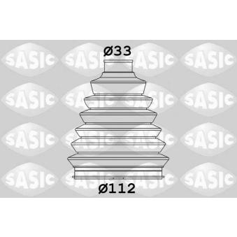 Soufflets de cardan avant SASIC OEM 9464383688