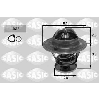 Thermostat, liquide de refroidissement SASIC OEM 9004833092
