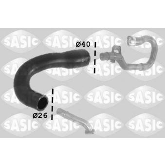 Gaine de suralimentation SASIC 3336158 pour OPEL CORSA 1.3 CDTI - 75cv