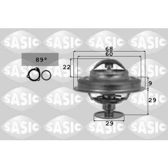 Thermostat d'eau SASIC OEM 96005005 Thermostat d'eau SASIC OEM 96005005
