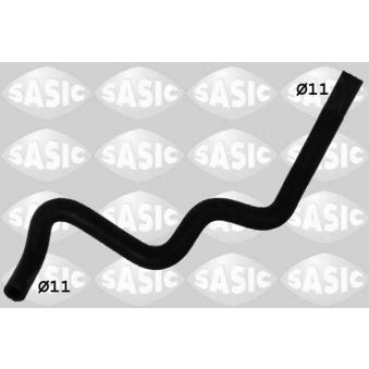 Durite de radiateur SASIC 3404047 pour NISSAN PRIMASTAR 1.4 16V - 95cv