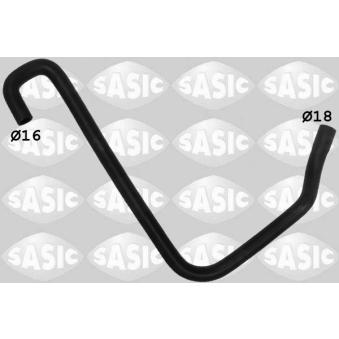 Durite de radiateur SASIC 3404087 pour OPEL MERIVA 2.5 D - 80cv