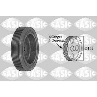 Poulie, vilebrequin SASIC OEM 8200689702