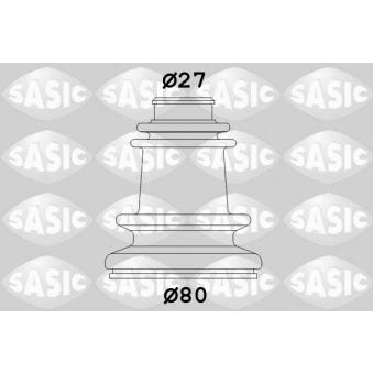 Jeu de joints-soufflets, arbre de commande avant droit SASIC OEM 7701462101 Jeu de joints-soufflets, arbre de commande avant droit SASIC OEM 7701462101