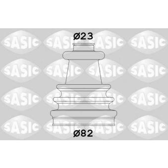 Soufflets de cardan avant SASIC OEM 7701204351