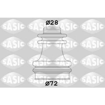 Soufflets de cardan avant SASIC [4003422]