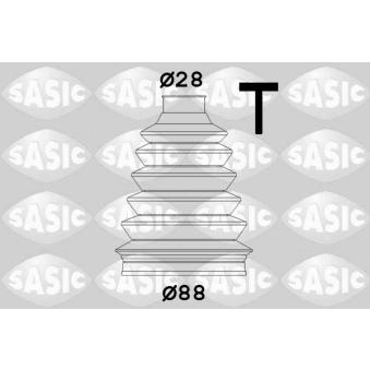 Soufflets de cardan avant SASIC 4003455 pour SAAB 900 2.0 i - 133cv