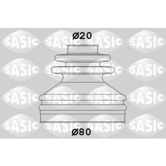 Soufflets de cardan avant SASIC [4003467]