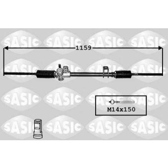 Crémaillière de direction SASIC OEM 7701465388