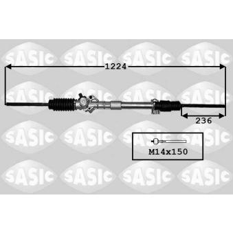 Crémaillière de direction SASIC OEM 7701462387