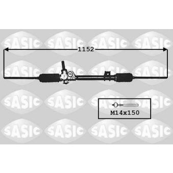 Crémaillière de direction SASIC 4006200B