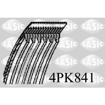 Courroie trapézoïdale à nervures SASIC OEM ETC9101