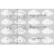 SASIC 6216157 - Jeu de 4 plaquettes de frein avant
