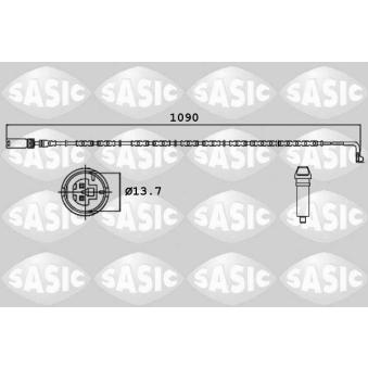 Contact d'avertissement, usure des plaquettes de frein SASIC OEM 34356762253