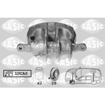Étrier de frein avant gauche SASIC OEM 1607731680
